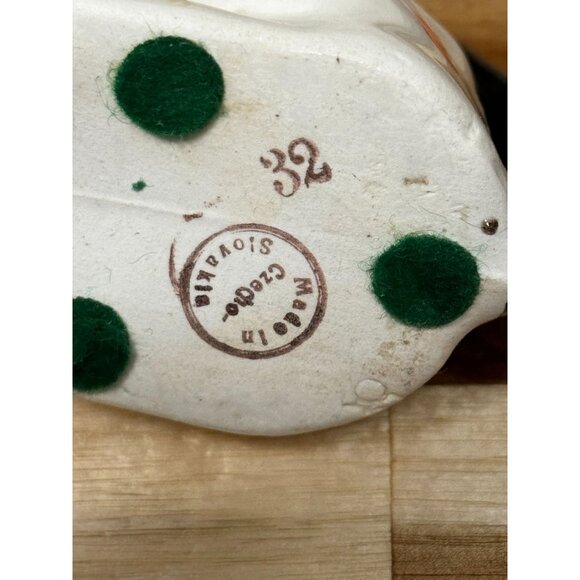 Vintage 1930s Spotted Porcelain Cow Creamer Made in Czech Slovakia - Picture 11 of 11